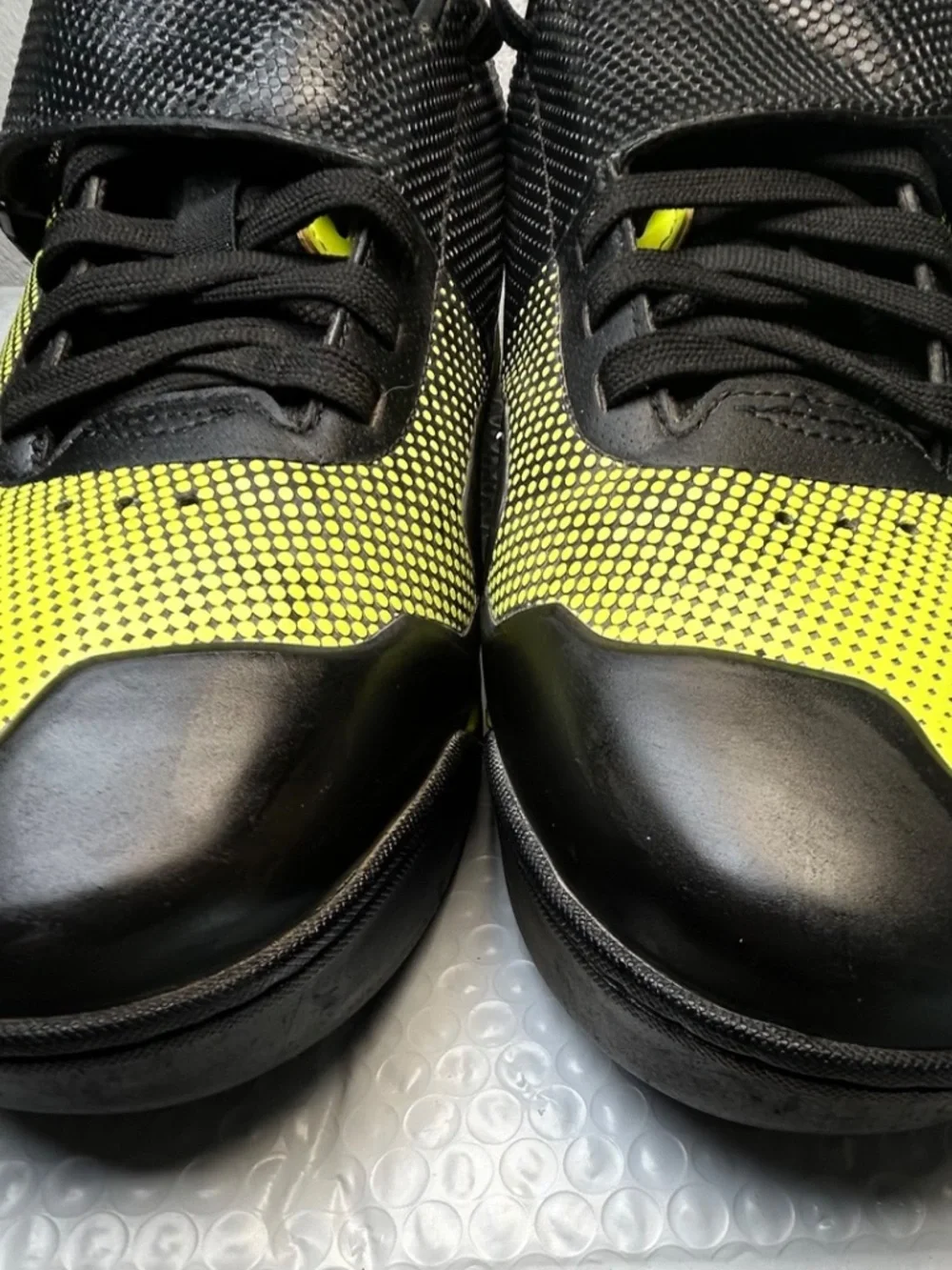 Five Ten Stealth Mountain Bike Shoes Men's Size 13 Hellcat Back Neon Yellow